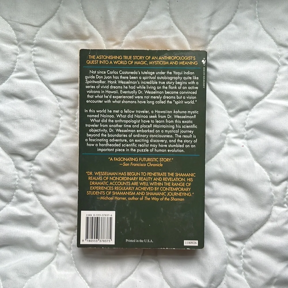 Spiritwalker by Hank Wesselman Messages From The Future Astonishing True Story - Picture 2 of 3